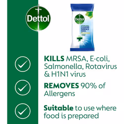 Dettol Wipes Antibacterial Bulk Surface Cleaning, Multipack of 6 x 126, Total 756 Wipes (Packaging May Vary)