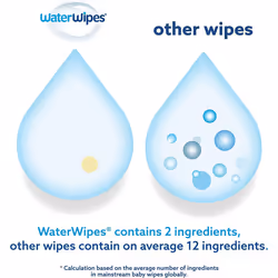 Original Biodegradable Baby Wipes, 99.9% Water Based Wet Wipes & Unscented for Sensitive Skin, 720 Count (12 packs)