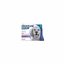 FRONTLINE Spot On Flea & Tick Treatment for Large Dogs (20-40 kg) - 3 Pipettes