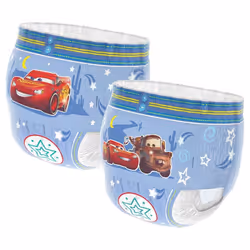 Huggies Pull-Ups, Trainers Night Nappy Pants for Boys, 2-4 Years - Size 6-7 Pull Up Nappies (36 Pants) - Extra Night Time Protection