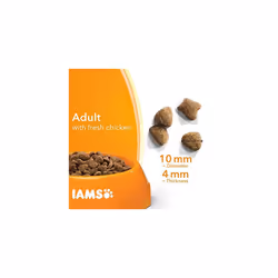 IAMS for Vitality dry cat food with chicken - dry food for cats aged 1-6 years, 10kg