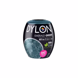 DYLON Washing Machine Fabric Dye Pod for Clothes & Soft Furnishings, 350g ? Emerald Green