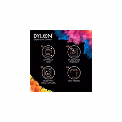 Dylon Washing Machine Fabric Dye Pod Intense Black, 350g