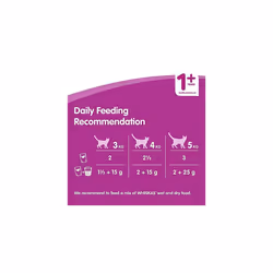 Whiskas wet pouches, delicious and tasty poultry selection in jelly, suitable for adult cats aged 1+, megapack (84 x 100 g)