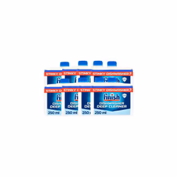 Finish Dishwasher Cleaner | Variant : REGULAR | Size: Pack of 8, 250ml each |Deep Cleans Dishwasher