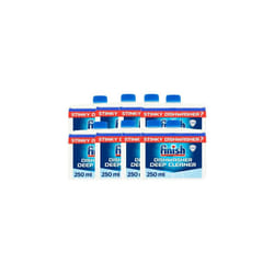 Finish Dishwasher Cleaner | Variant : REGULAR | Size: Pack of 8, 250ml each |Deep Cleans Dishwasher