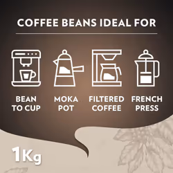 Lavazza Espresso Italiano Arabica Medium Roast Coffee Beans, 1kg