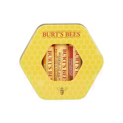 Burt's Bees Lip Balm Gift Set, Beeswax, Honey & Pomegranate Lip Balms, Trio Tin in Reusable Keepsake Tin, 3x4.25g