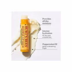 Burt's Bees Lip Balm Gift Set, Beeswax, Honey & Pomegranate Lip Balms, Trio Tin in Reusable Keepsake Tin, 3x4.25g