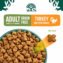 James Wellbeloved Adult Grain Free Turkey & Vegetables 1.5 kg Bag Hypoallergenic Dry Dog Food