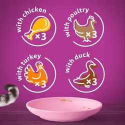 Whiskas Junior Poultry Selection in Jelly 48 x 85 g Pouches, Kitten Cat Food, Pack of 4 (12 x 85 g)