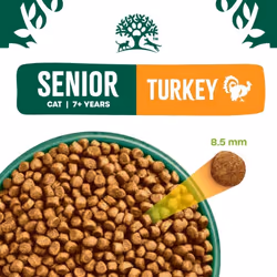James Wellbeloved Senior Turkey 1.5 kg Bag, Hypoallergenic Dry Cat Food