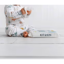 Kit & Kin Biodegradable Baby Wet Wipes  Plastic-Free & 99% Water  0% Chlorine Every Pack Helps Protect Rainforests 10 x 60 Pack - 600 Wipes