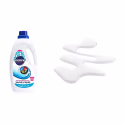 Ecozone Ultra Concentrated Laundry Liquid, Non Bio Detergent Washing Machine Clothing Stain Cleaning Solution Natural Vegan Non Toxicm Skin 50 washes