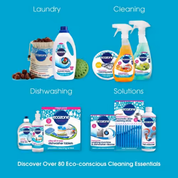 Ecozone Super Concentrated Biological Laundry Liquid, Bio Detergent, Washing Machine Powerful  Removal  Cleaning, Natural  Non Toxic Eco Friendly