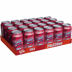BARR since 1875, Classic Cola, 24 pack Fizzy Drink Cans, Low Sugar, 24 x 330 ml