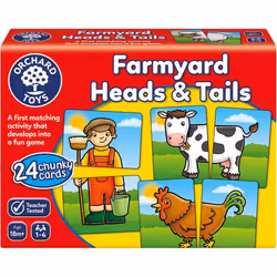 Orchard Toys Farmyard Heads and Tails Game, Memory & Matching Pairs Card Game, Educational Games andToys  Toddler and Prescho ...