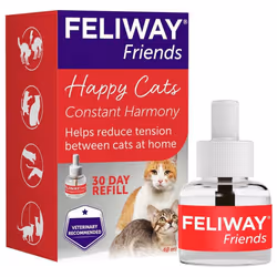 FELIWAY Friends 30 Day Refill, helps to reduce conflict in multi-cat households, helping cats get along better - 48ml