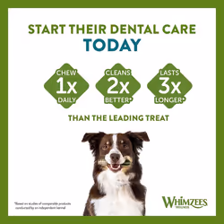 WHIMZEES By Wellness Variety Box, Mixed Shapes, Natural and Grain-Free Dog Chews, Dog Dental Sticks for Small Breeds, 56 Pieces, Size S