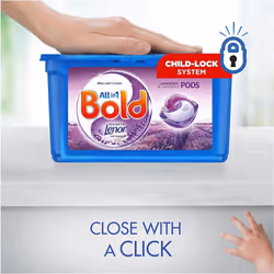 Bold All-in-1 PODS Washing Liquid Laundry Detergent Tablets (54 x 2), Lavender and Camomile Scent,For Brilliant Cleaning With Built-In Lenor Freshness