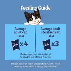 Felix Adult Wet Cat Food Fish Selection in Jelly 40 x 100g Pouches
