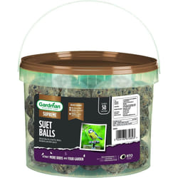 Gardman A04294 Energy Suet Fat Balls 50 Tub Bird Food, Natural, 27 x 27 x 21 cm