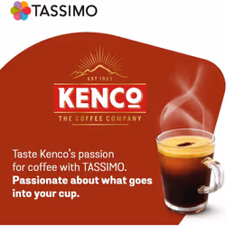 Tassimo Kenco Americano Grande XL Coffee Pods x16 (Pack of 5, Total 80 Drinks)
