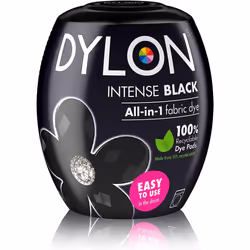Dylon Washing Machine Fabric Dye Pod Intense Black, 350g
