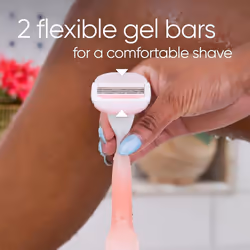 Gillette Venus ComfortGlide Spa Breeze Women's Razor 3 Razor Blade Refills 2 Shaving Gel Bars For A Comfortable Shave Packaging May Vary