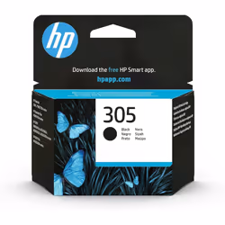 HP 3YM61AE 305 Original Ink Cartridge, Black, Pack of 1