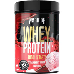Warrior, Whey - Protein Powder - Packed with 36g of Protein - Low Sugar, and Low Carbs (Strawberry CrÃ¨me, 500g)