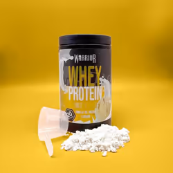 Warrior, Whey - Protein Powder - Packed with 36g of Protein - Low Sugar, and Low Carbs (Vanilla Ice Cream, 500g)