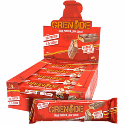 Grenade High Protein, Low Sugar Bar - Peanut Nutter, 12 x 60 g