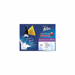 Felix As Good As It Looks Senior Cat Mixed Selection, 40 x 100 g
