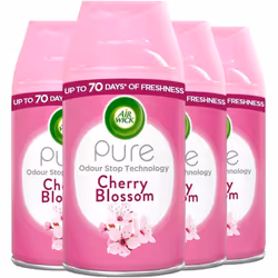 Air Wick |Cherry Blossom |Automatic Air Freshener| Freshmatic Auto Spray Refill | 250ml| Pack of 4