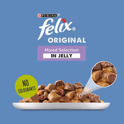 Felix Original Mixed Selection In Jelly Cat Food, 100 g (Pack of 40)