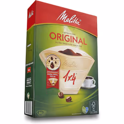 Melitta 6658076 Pack Original Size 1x4, 80, Filter Coffee Makers, Brown, Paper