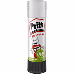 Pritt Glue Stick, Safe & Child-Friendly Craft Glue for Arts & Crafts Activities, Strong-Hold adhesive for School & Office Supplies, 22 g (Pack of 3)