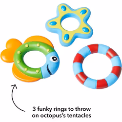 Nuby Octopus Floating Bath, 1 Count ( Pack of 1)