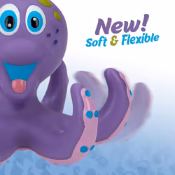Nuby Octopus Floating Bath, 1 Count ( Pack of 1)