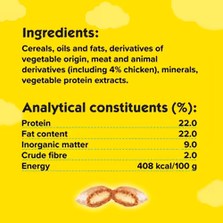 Dreamies Cat Treats Chicken 350g (pack of 2)