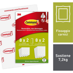 Command Picture Hanging Strips, Value Pack - 8 x 2 Medium and 8 x 2 Large Adhesive Strips - For Pictures, Frames, Mirrors, Wall dÃ©cor