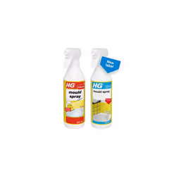HG Mould Spray, Effective Mould Spray & Mildew Cleaner, Removes Mouldy Stains From Walls, Tiles, Silicone Seals & More - 500ml (186050106)