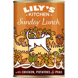Lily's Kitchen Natural Adult Wet Dog Food Tin Sunday Lunch Grain-Free Recipe 6 x 400g