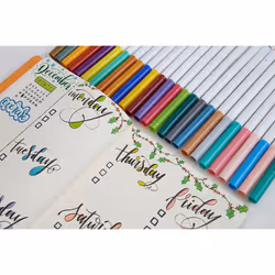 CRAYOLA SuperTips Washable Markers Assorted | Premium Felt Tip Pens That Can Easily Wash Skin & Clothing | Ideal for Kids Aged 3+ Colours- Pack of 24