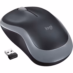 Logitech M185 Wireless Mouse, 2.4GHz with USB Mini Receiver, 12-Month Battery Life, 1000 DPI Optical Tracking, Ambidextrous,  ...