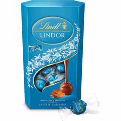 Lindt Lindor Salted Caramel Milk Chocolate Truffles Box Extra Large - Approx 48 balls, 600 g
