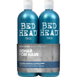 Bed Head by TIGI Recovery Moisturising Shampoo and Conditioner Set Ideal for Dry Damaged Hair  2x750 ml