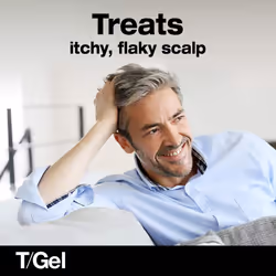 Neutrogena T/Gel Therapeutic Shampoo Treatment for Itchy Scalp and Dandruff, Fresh rain,250 ml