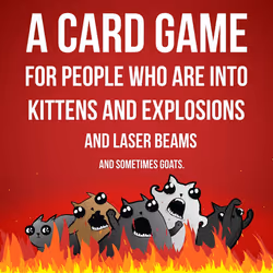 Original Edition by Exploding Kittens - Card Games for Adults Teens & Kids - Fun Family Games - A Russian Roulette Card Game, Multicolor